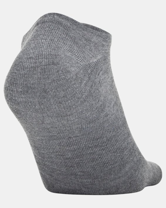 Men's UA Essential Lite 6-Pack Socks, Gray, pdpMainDesktop image number 9
